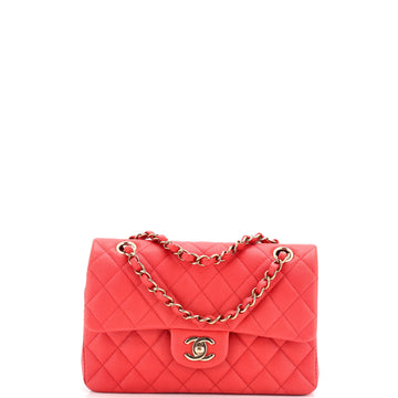 Chanel Classic Double Flap Bag Quilted Caviar Small
