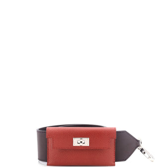 Hermes Kelly Pocket Bag Shoulder Strap Swift and Epsom