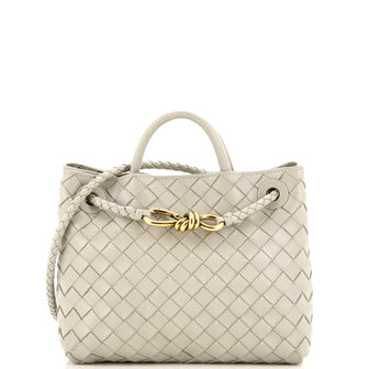Bottega Veneta Andiamo Top Handle Bag Intrecciato Nappa Small