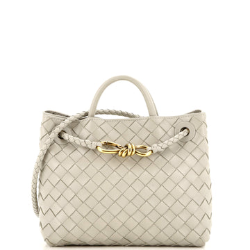 Bottega Veneta Andiamo Top Handle Bag Intrecciato Nappa Small