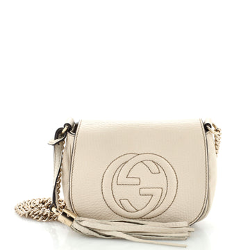 Gucci Soho Chain Crossbody Bag Leather Small