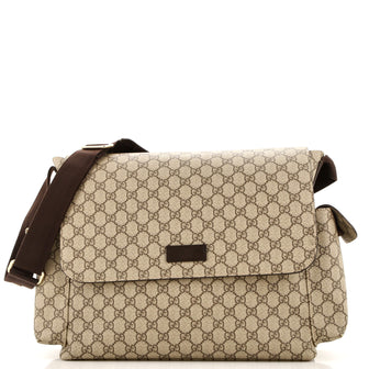 Gucci Diaper Bag GG Coated Canvas