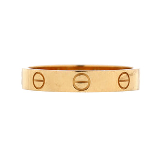 Cartier Love Wedding Band Ring 18K Yellow Gold