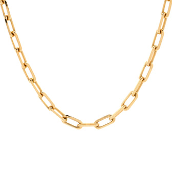 Cartier Santos de Cartier Chain Necklace 18K Yellow Gold