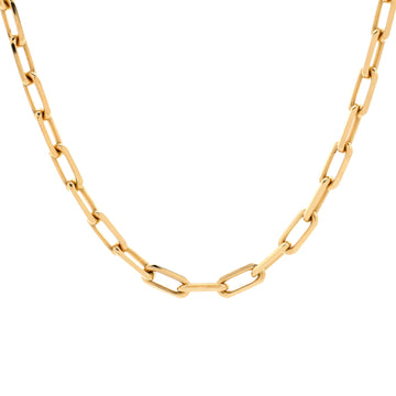 Cartier Santos de Cartier Chain Necklace 18K Yellow Gold