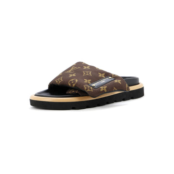 Louis Vuitton Women's Pool Pillow Comfort Mule Sandals Monogram Nylon