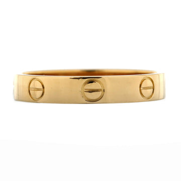Cartier Love Wedding Band Ring 18K Yellow Gold