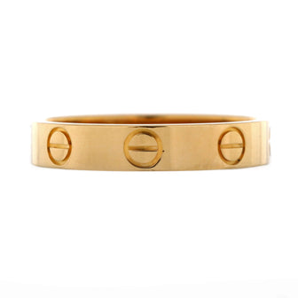 Cartier Love Wedding Band Ring 18K Yellow Gold