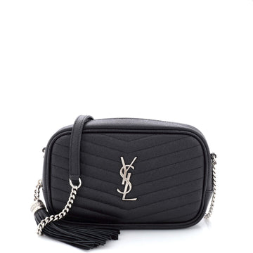 Saint Laurent Lou Camera Bag Matelasse Chevron Leather Mini