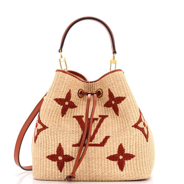Louis Vuitton NeoNoe Handbag Monogram Giant Raffia MM