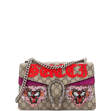 Gucci Dionysus Bag Embroidered GG Coated Canvas Small