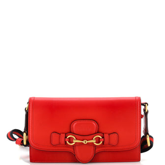 Gucci Lady Web Convertible Wallet Leather