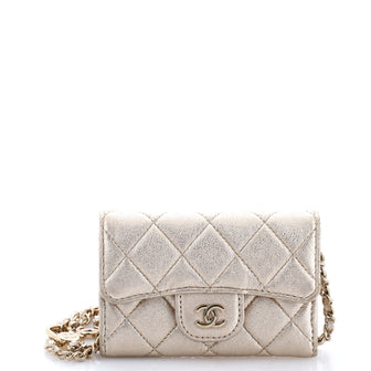 Chanel Classic Flap Chain Belt Bag Quilted Lambskin Mini