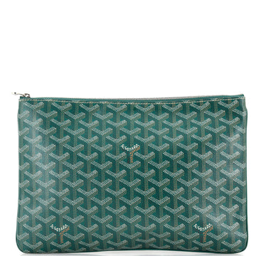 Goyard Senat Zip Pouch Coated Canvas MM