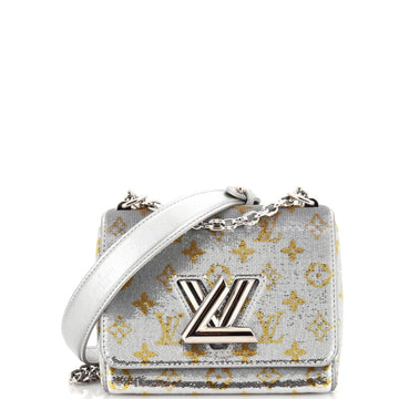Louis Vuitton Twist Handbag Monogram Sequins PM