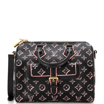 Louis Vuitton Speedy Bandouliere Bag Fall for You Monogram Canvas 25