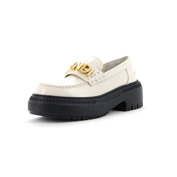 Fendi Women's Fendigraphy Lug Sole Loafers Leather