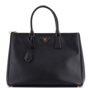 Prada Double Zip Lux Tote Saffiano Leather Large