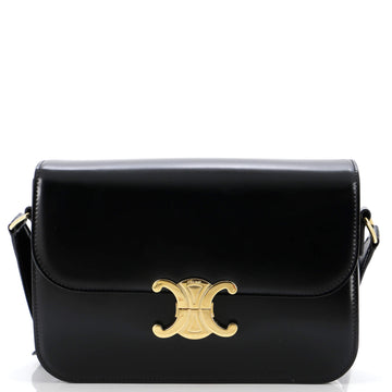 Celine Triomphe Shoulder Bag Smooth Calfskin Medium