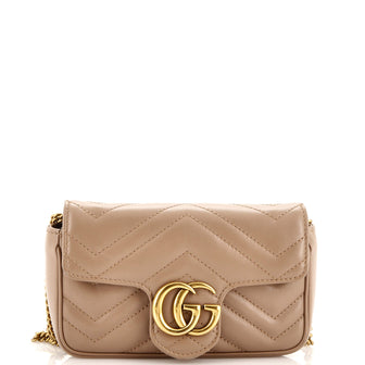 Gucci GG Marmont Flap Bag Matelasse Leather Super Mini