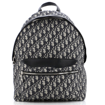 Christian Dior Rider Backpack Oblique Canvas Medium