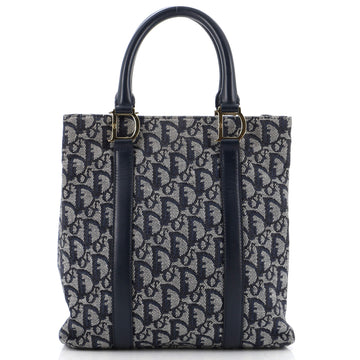 Christian Dior Vintage Open Tote Diorissimo Canvas Small