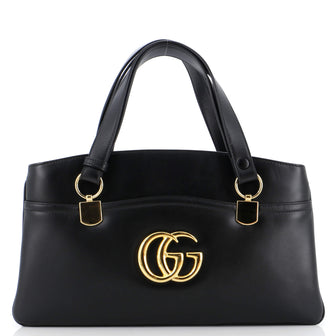 Gucci Arli Top Handle Bag Leather Large