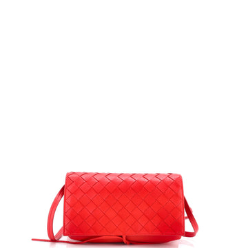 Bottega Veneta Knot Flap Crossbody Intrecciato Nappa Small