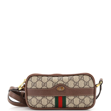 Gucci Ophidia Crossbody Bag GG Coated Canvas Mini