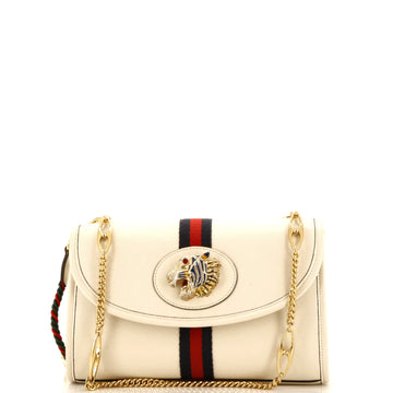 Gucci Rajah Web Chain Shoulder Bag Leather Small