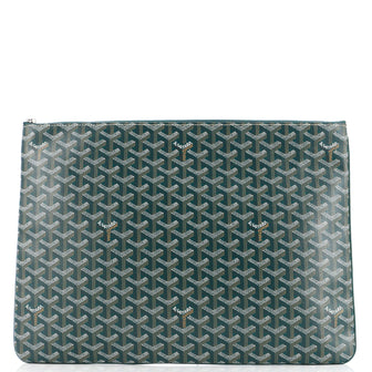 Goyard Senat Zip Pouch Coated Canvas GM