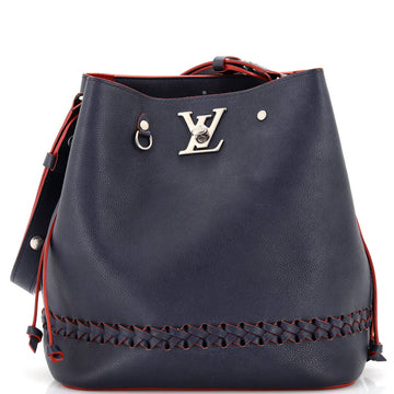 Louis Vuitton Lockme Bucket Bag Braided Leather