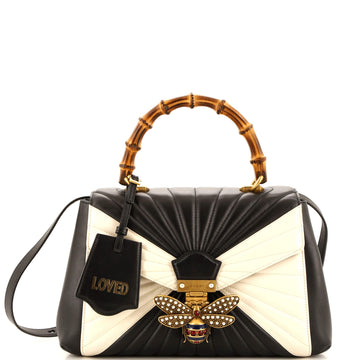 Gucci Queen Margaret Top Handle Bag Quilted Leather Medium