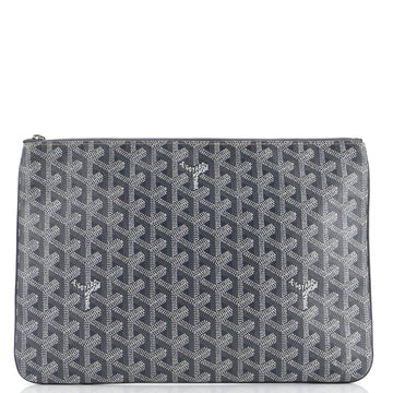 Goyard Senat Zip Pouch Coated Canvas MM