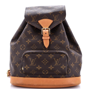 Louis Vuitton Vintage Montsouris Backpack Monogram Canvas MM