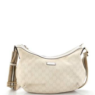 Gucci Saddle Zip Messenger Bag GG Canvas Medium
