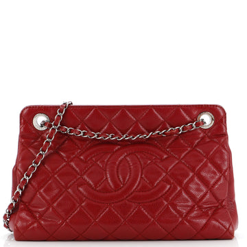 Chanel Timeless CC Frame Tote Quilted Caviar Medium