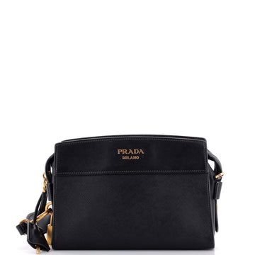 Prada Esplanade Crossbody Bag Saffiano with City Calf Small