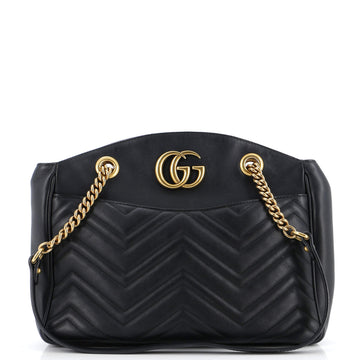 Gucci GG Marmont Chain Tote Matelasse Leather Medium
