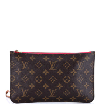 Louis Vuitton Neverfull Pochette Monogram Canvas Large