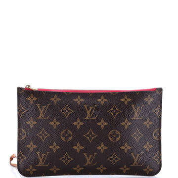 Louis Vuitton Neverfull Pochette Monogram Canvas Large