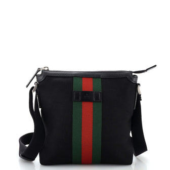 Gucci Web Messenger Bag Techno Canvas Small