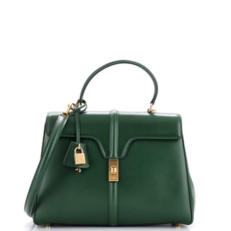 Celine 16 Top Handle Bag Smooth Calfskin Medium