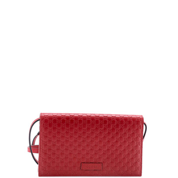 Gucci Wallet on Strap Microguccissima Leather