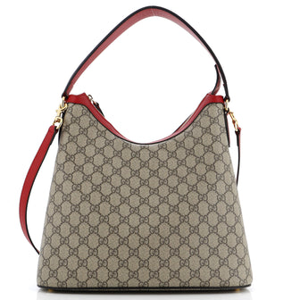 Gucci Linea A Hobo GG Coated Canvas