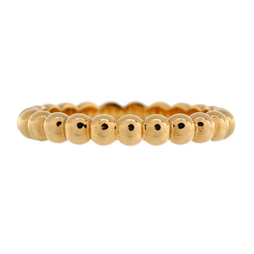 Van Cleef & Arpels Perlee Ring 18K Yellow Gold Medium