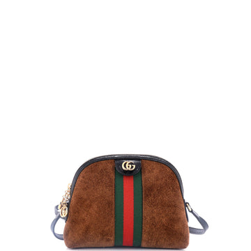 Gucci Ophidia Dome Shoulder Bag Suede Small