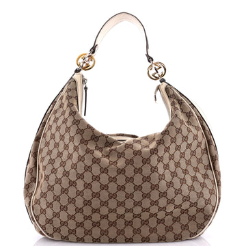 Gucci Twins Hobo GG Canvas Large