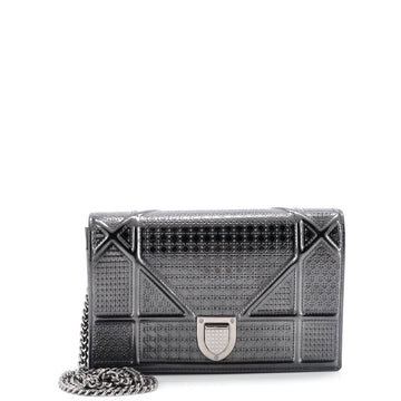 Christian Dior Diorama Wallet on Chain Cannage Embossed Calfskin