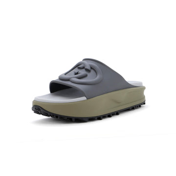 Gucci Interlocking G Platform Slide Sandals GG Rubber